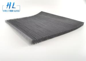 Wholesale Gray 18*15 Plisse Insect Screen , Fiberglass Fly Screen Mesh Good Air Ventilation from china suppliers