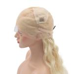Brazilian Glueless Full Lace Wigs , Blonde Human Hair Wigs 130% Density
