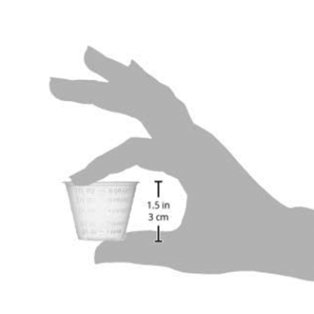 30ml 30CC 8dr Disposable plastic measuring pp cup for medicine transparent