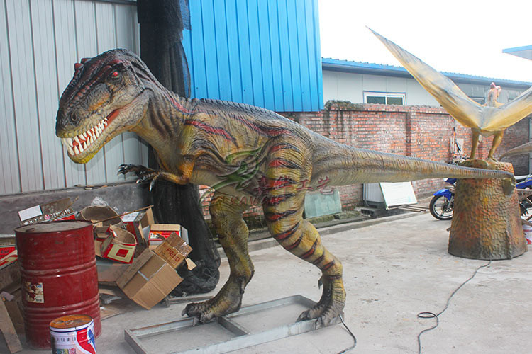 Coin - Operated Animatronic Dinosaur For Indoor / Outdoor Children's Playground