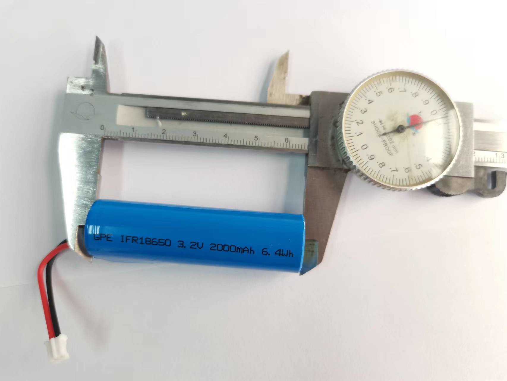 3.2V 2000mAh LFP 18650 Battery Lithium Iron Phosphate For LED Light