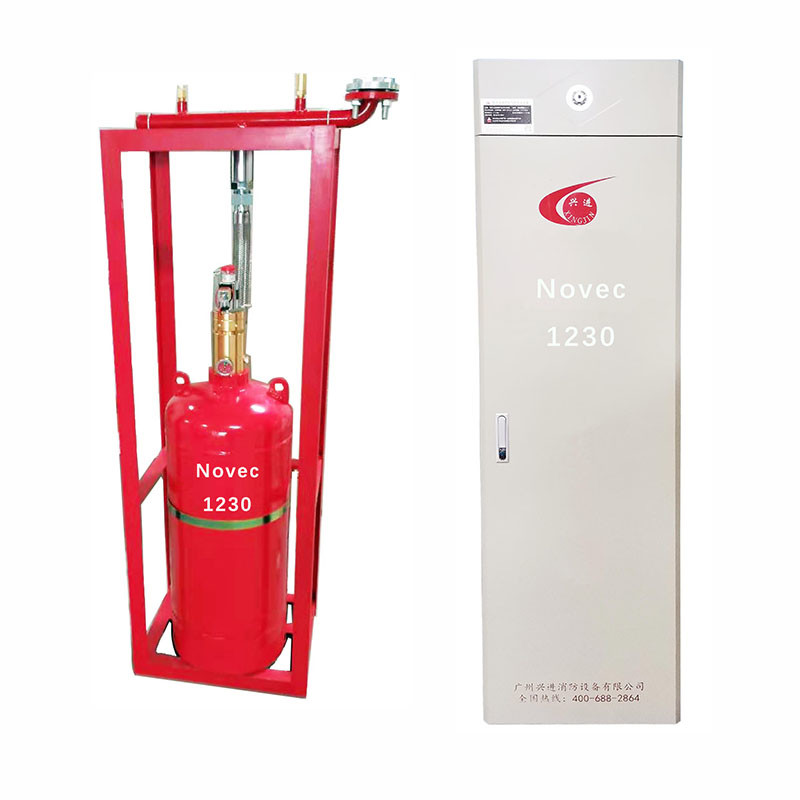 Automatic Starting Mode NOVEC1230 Fire Suppression System High Safety Indoor Red Extinguisher