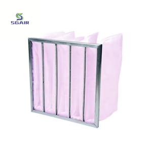 Wholesale Large Air Flow Fiberglass Pocket Filter Large Effective Filter Area from china suppliers