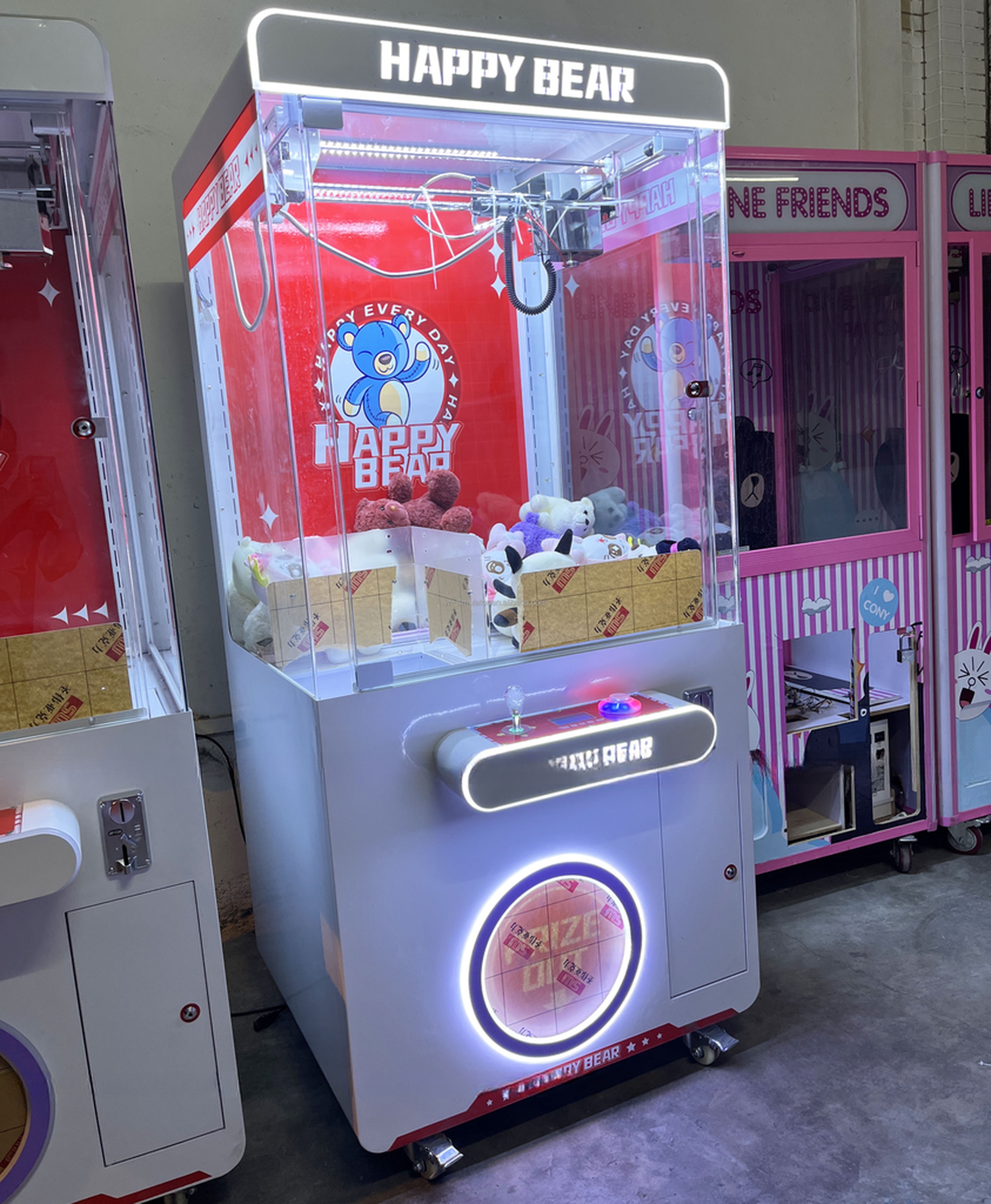 Dreamland new exclusive coin operated arcade claw toys plush machine for sale