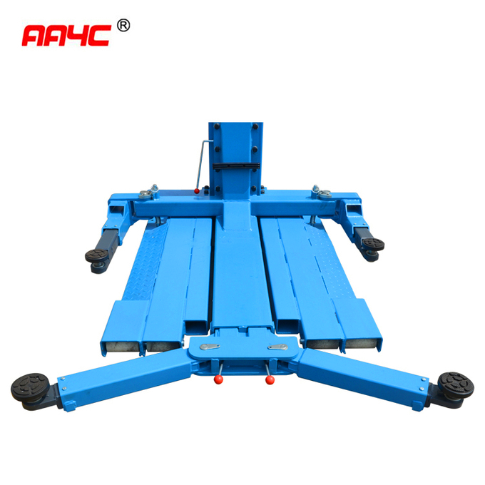 Hydraulic One Post Vehicle Lift Single Post Car Hoist 2.5T 1.8M Manual Parking