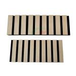 Nontoxic Fireproof Acoustic Wood Wall Panels , Eco Friendly MDF Slat Board
