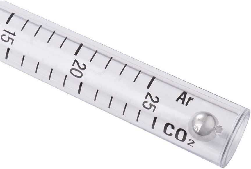 Accurate and Durable Argon CO2 Gas Flow Scale Tester for TIG MIG Welding Range 0-25L/min