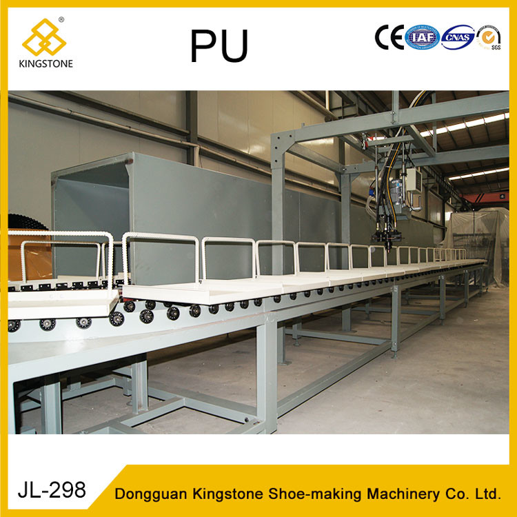 40 Stations Rotary Type PU Pouring Machine For Safety Shoes / PLC Control System