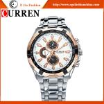 Top Brand Curren Watch Men's Quartz Watch Fashion Jewelry Watch Stainless Steel