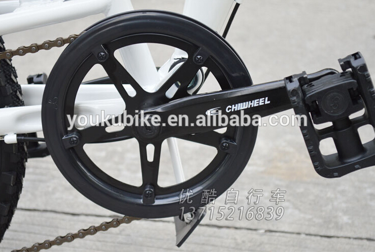 OEM White 20 Inch Carbon Fiber Folding Mountain Bike