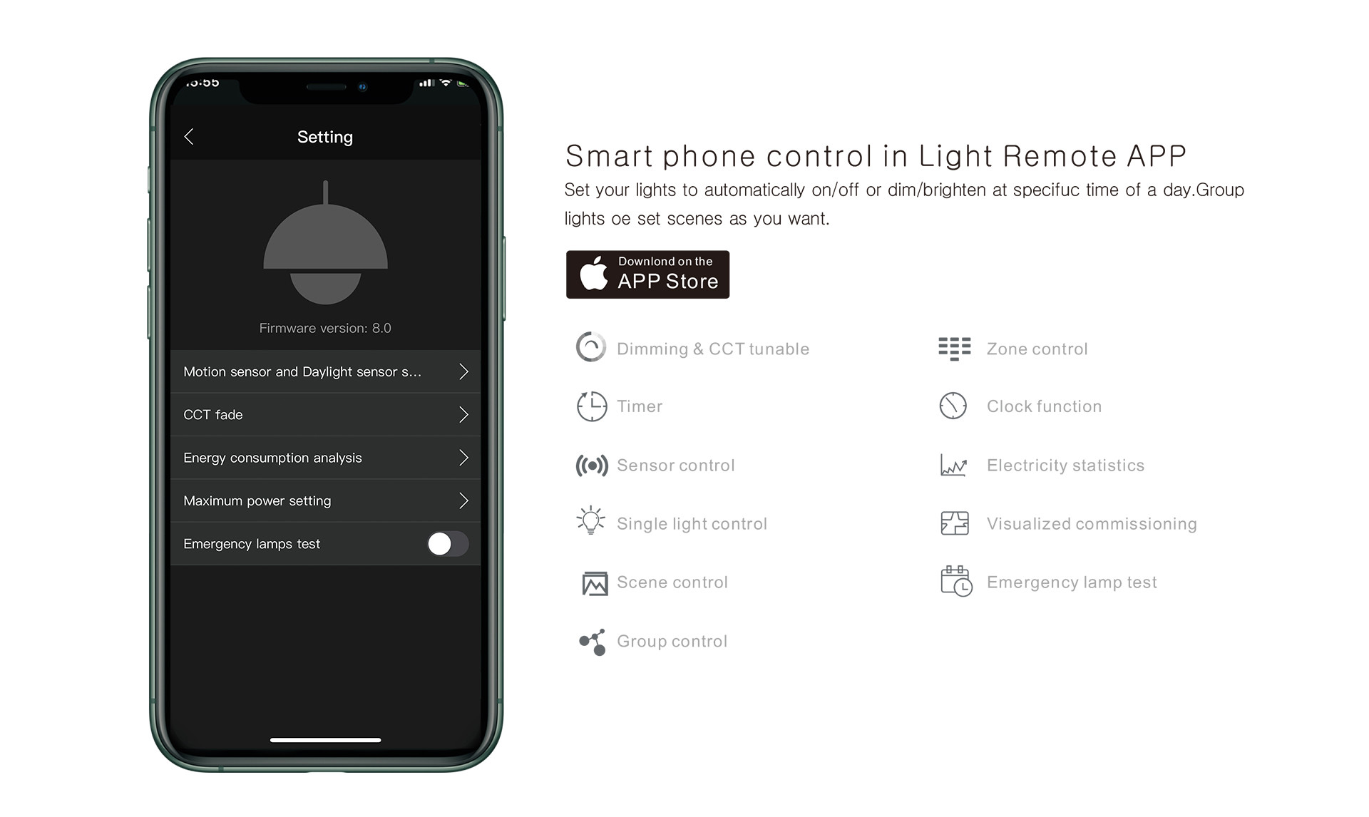 Office CCT Tunable White LED Lighting 0-10V Led Slim Panel Light APP Control