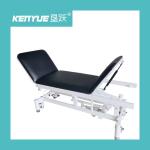 Black PU leather material examination bed is used for hospital medical treatment