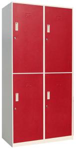 Wholesale 4 Doors Steel Line Furniture D450mm Clothes Storage Locker from china suppliers