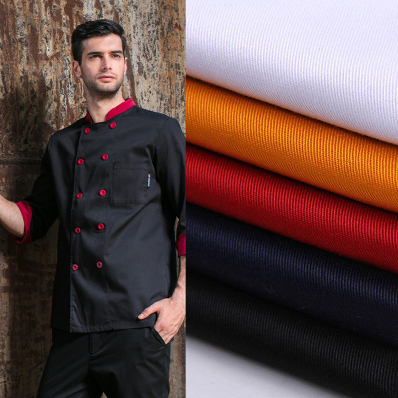 150-160gsm Woven Polyester Cotton Spandex Fabric Twill For Casual Wear 32*32+40D