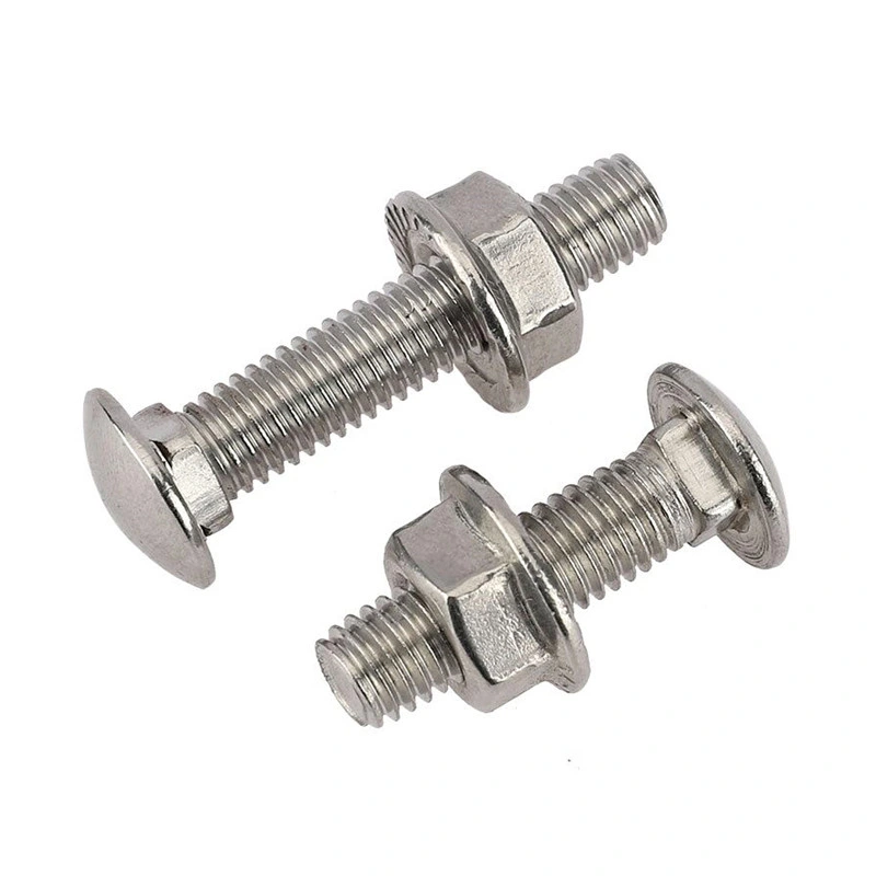 High Quality ISO8678 GB12 GB14 GB794 GB801 ANSI/ASME B18.5 Mushroom Head and Square Neck Carriage Bolt