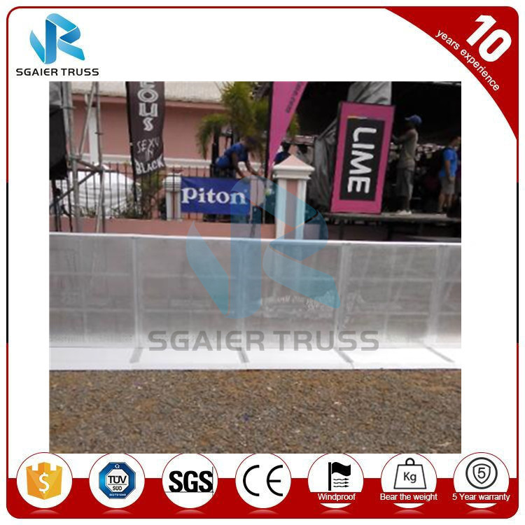Portable Metal Crowd Barriers For Performance , Lightweight Crowd Control Gates