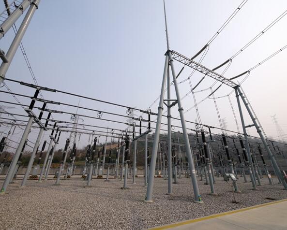 Electrical Power Transmission Angle Steel Substation Transformer Steel Structures