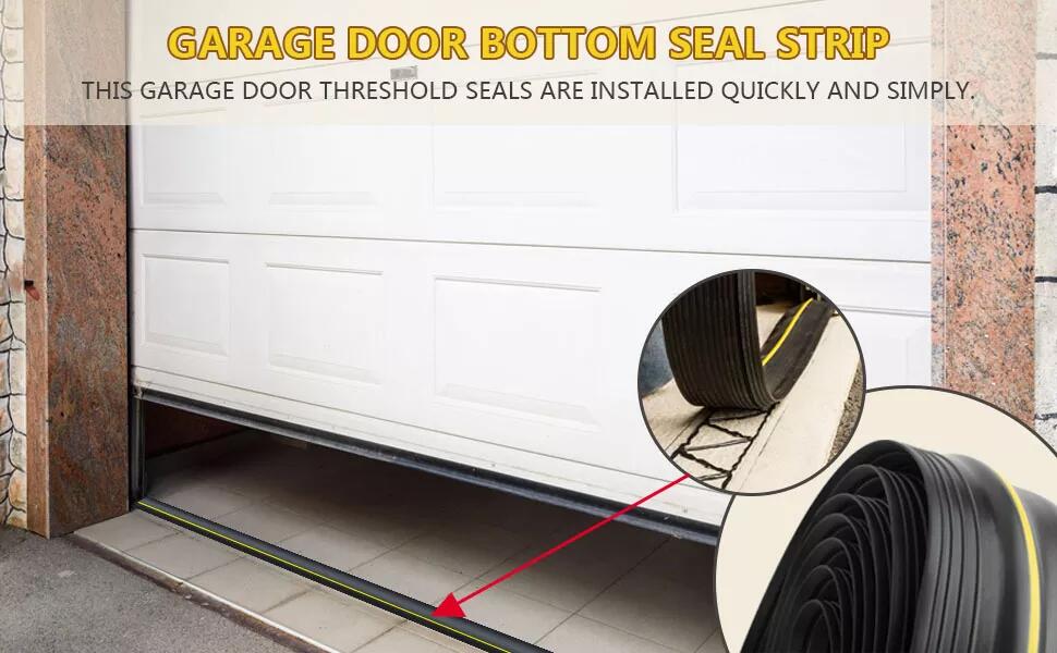 Garage Door Bottom Seal Strip Waterproof Rubber Sealing Strips for Flexible EPDM