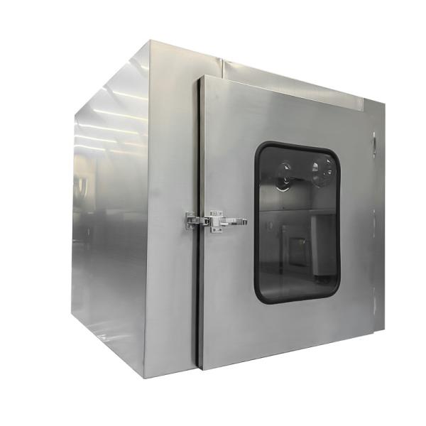 GMP-Certified Floor Pass Box | 201 Stainless Steel & Interlock System | Pharma