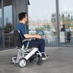 6km/H Lightweight Folding Electric Wheelchair For Disabled Or Elderly