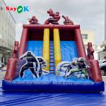 Commercial Colorful Inflatable Bounce House & Slide Combo for Kids and Adults