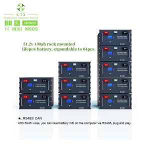 Wholesale 5120Wh Solar Battery Storage System Lithium Battery 48V 100Ah from china suppliers
