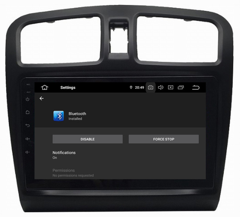 Ouchuangbo car stereo navigation for Dongfeng 330 support BT MP3 mirror link android 9.0 OS 4+64