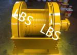 Single Drum Marine Hydraulic Winch , Windlass Mooring Winch BV ISO Standard