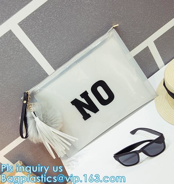 printed OEM logo slider zip lock bags, Slider Undergarment Bag With Lock, vinyl pvc A4 file bag with slider k