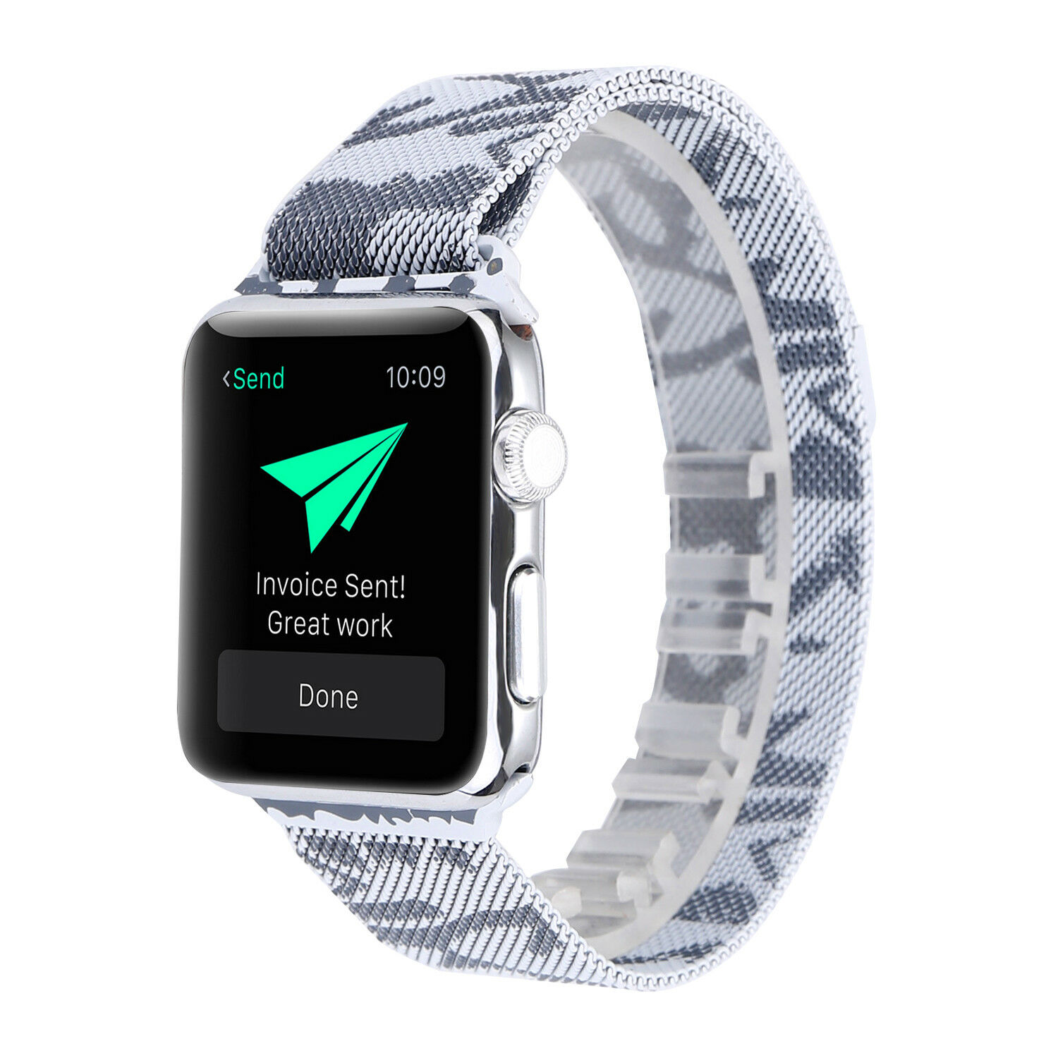 Stainless steel strap Smartwatch OEM IP67 Waterproof Sports Blood Pressure Smart Wristband