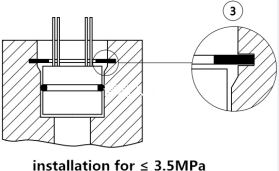 Precision Film Pressure Sensor SMP2080 Tantalum Diaphragm Pressure Sensor