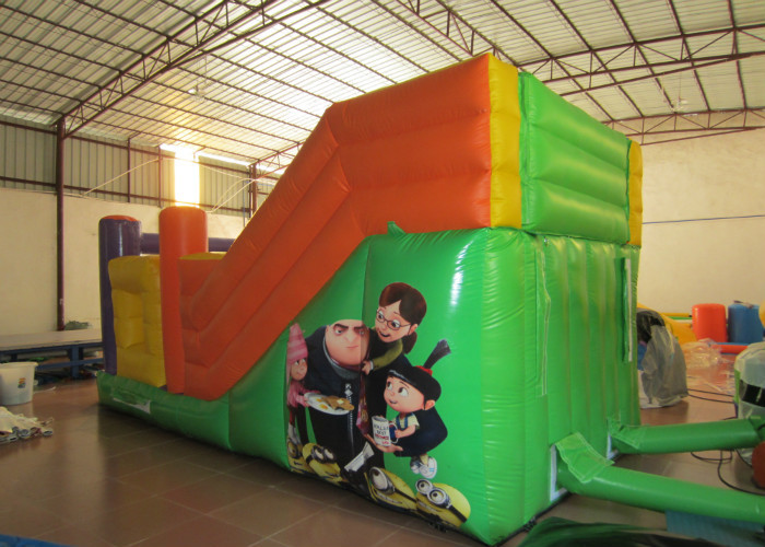 Long stripes inflatable combo inflatable minions themed combo cute minions inflatable combo