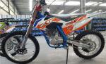 Gasoline Fuel Off Road Dirt Bike , Dirt Road Motorbike Orange Color