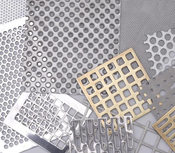 0.5 Mm SS201 SS410 Mirror Polished Stainless Steel Plate ASTM Perforated Mesh