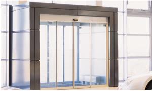 Wholesale Brown Door Frame Commercial Automatic Sliding Doors With Maintenance Free Motor from china suppliers