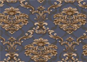 Wholesale Classical Damask PVC Vinyl Wallpaper Waterproof For Interior Room Decoration from china suppliers