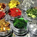 High Temperature Resistance 180-200°C Graduation Occasion 6 Petal Shapes Glitter