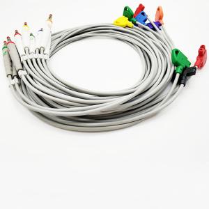 Wholesale Compatible HP Banana EKG Cables 10 Lead 4.0 AHA Machine Electrocardiograph from china suppliers