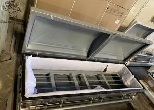 Wholesale Funeral Metallic Coffin Customizable Interior ISO9001 Certificate from china suppliers