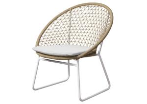 Wholesale All Weather Use Aluminum Woven Rope Outdoor Table Chairs from china suppliers