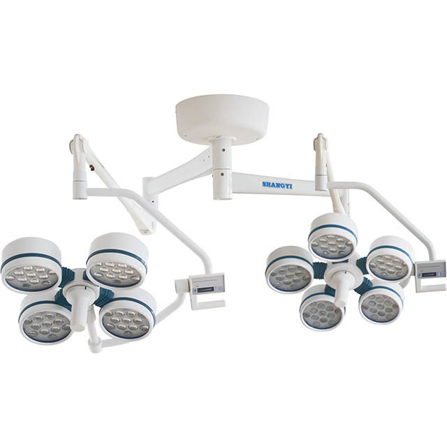 Aluminum Alloy Dual Led Surgical Lights Ceiling Mounted With Softer Light