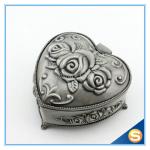 Simple Wholesale Custom Vintage Jewelry Box in Metal