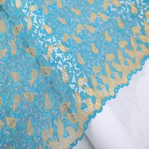 Wholesale F50251 120-130 cm customizable chemical lace embroidery fabric for wedding dress/ suit from china suppliers