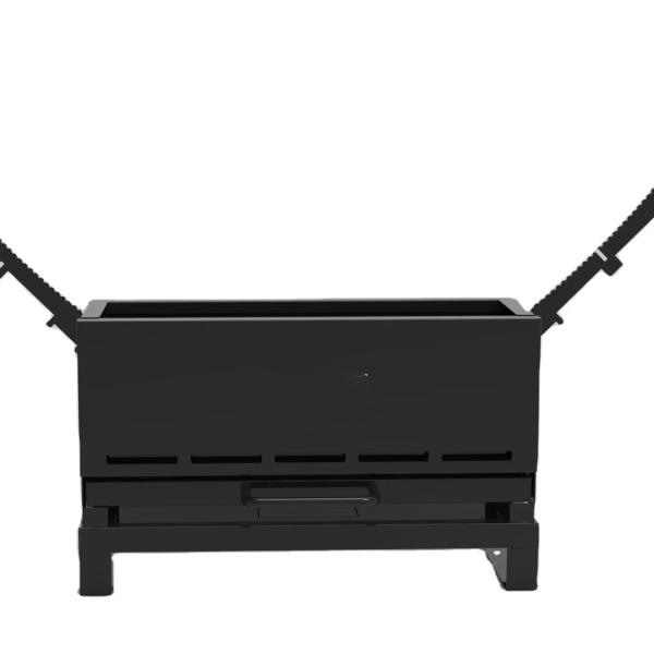 Brushed Stainless Steel Portable 304 Fire Pit Charcoal Bonfire Stove for Outdoor