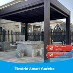 Electric Louver Turning Pavilion Outdoor Villa Courtyard Smart Flip Ecological