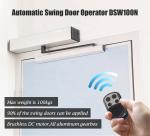 Automatic Electric Swing Door Opener Powder coating 250-450mm/S speed 50W Power