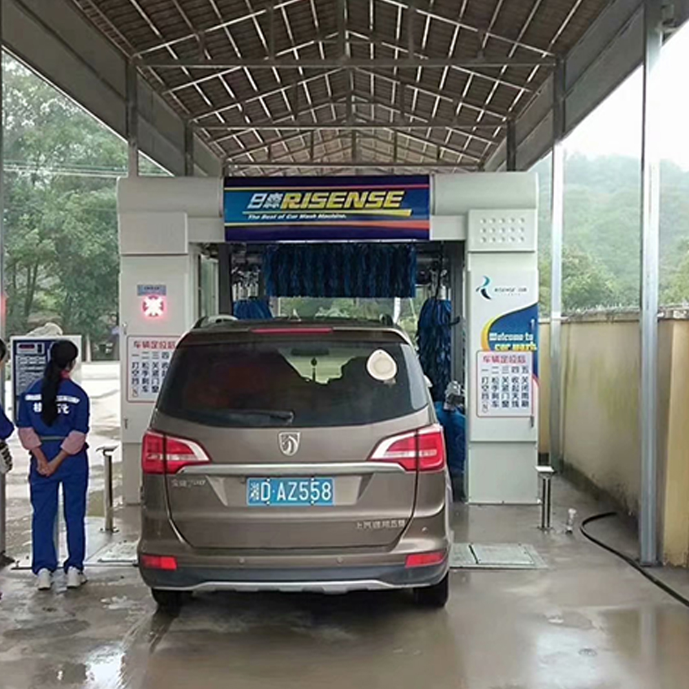 Single Arm Touchless Car Wash Laserwash 360 With Air Dryer Chassis Washing