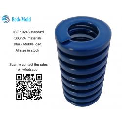 China ISO10243 Standard Medium Load Mold Springs Blue Color B Series All size in stock for sale