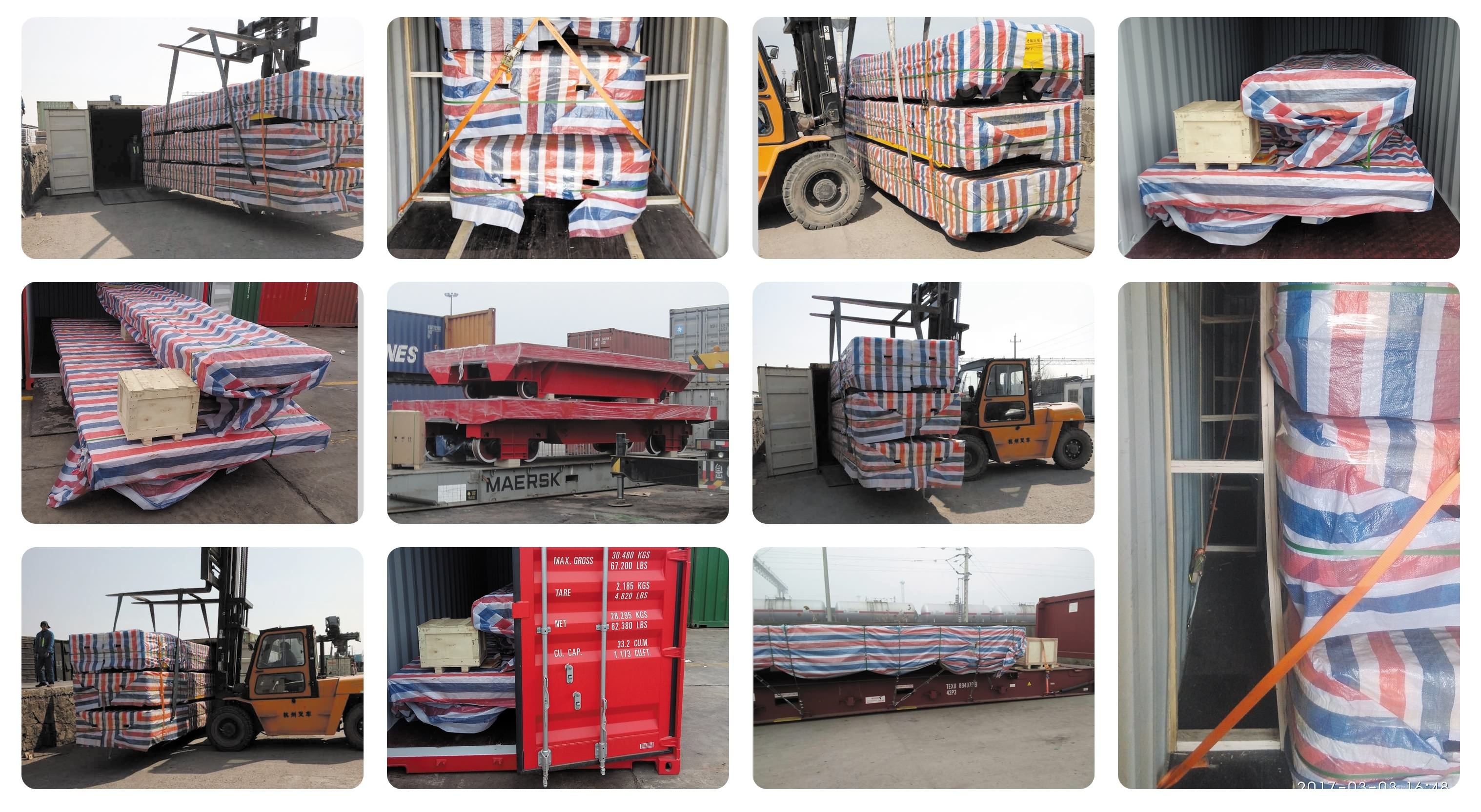 8T Battery Power Rail Transfer Car With Scissor Lifting Device