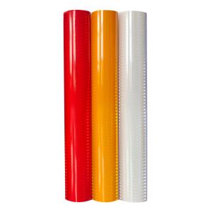 Wholesale White Yellow Red Green Blue Orange Colorful Prismatic Reflective Sheeting Film For Road Traffic Signs from china suppliers